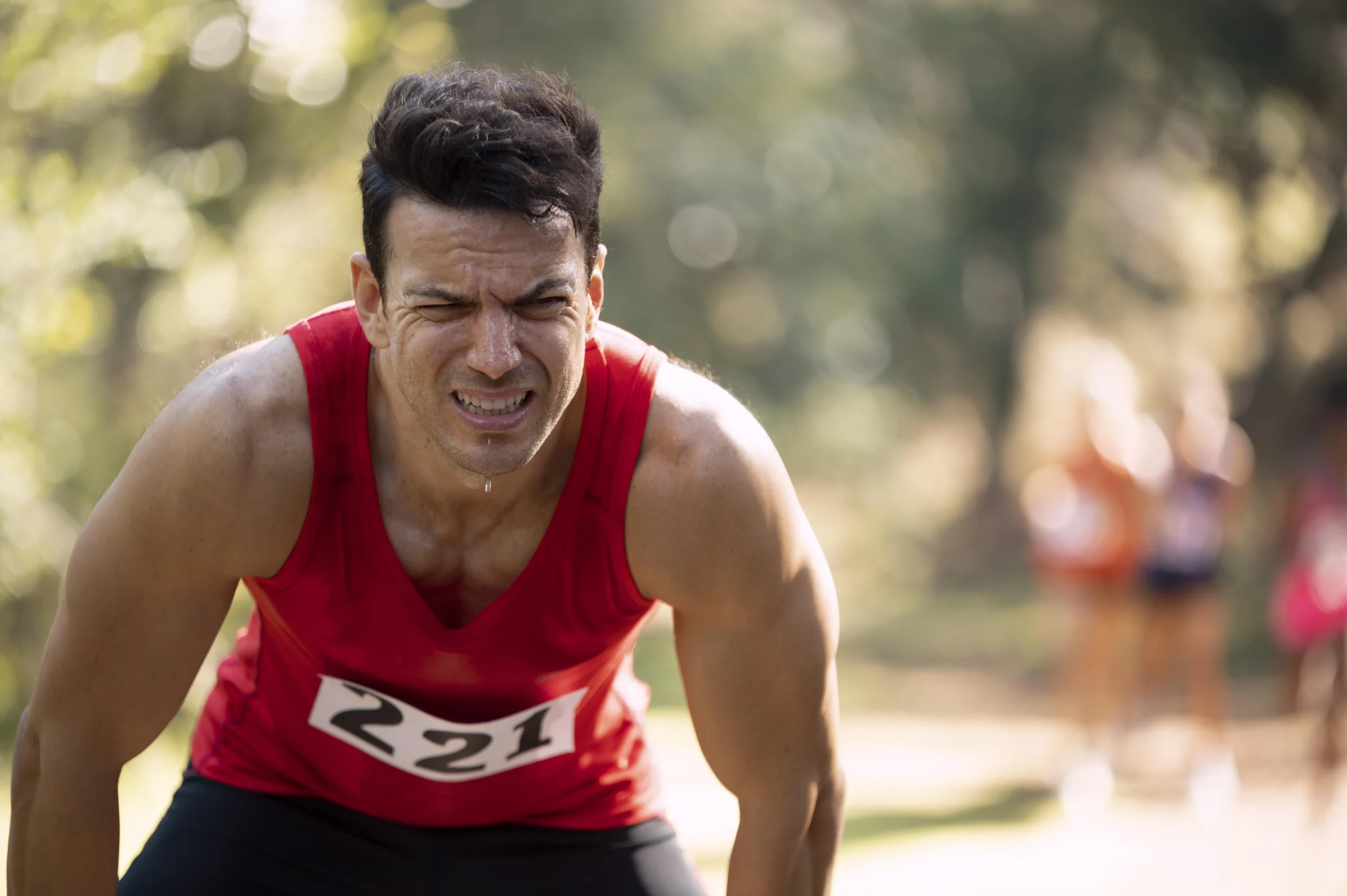 atleta llevando al máximo su rendimiento